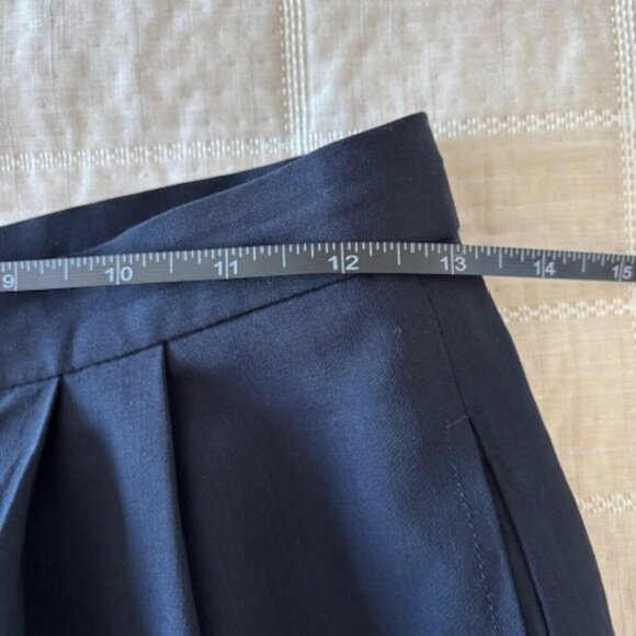Vintage 90s Saks Fifth Avenue 100% Pure New Wool Pleated Trouser size 8 - Picture 5 of 7